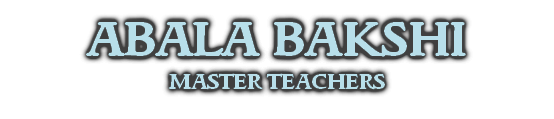 ABALA BAKSHI
MASTER TEACHERS